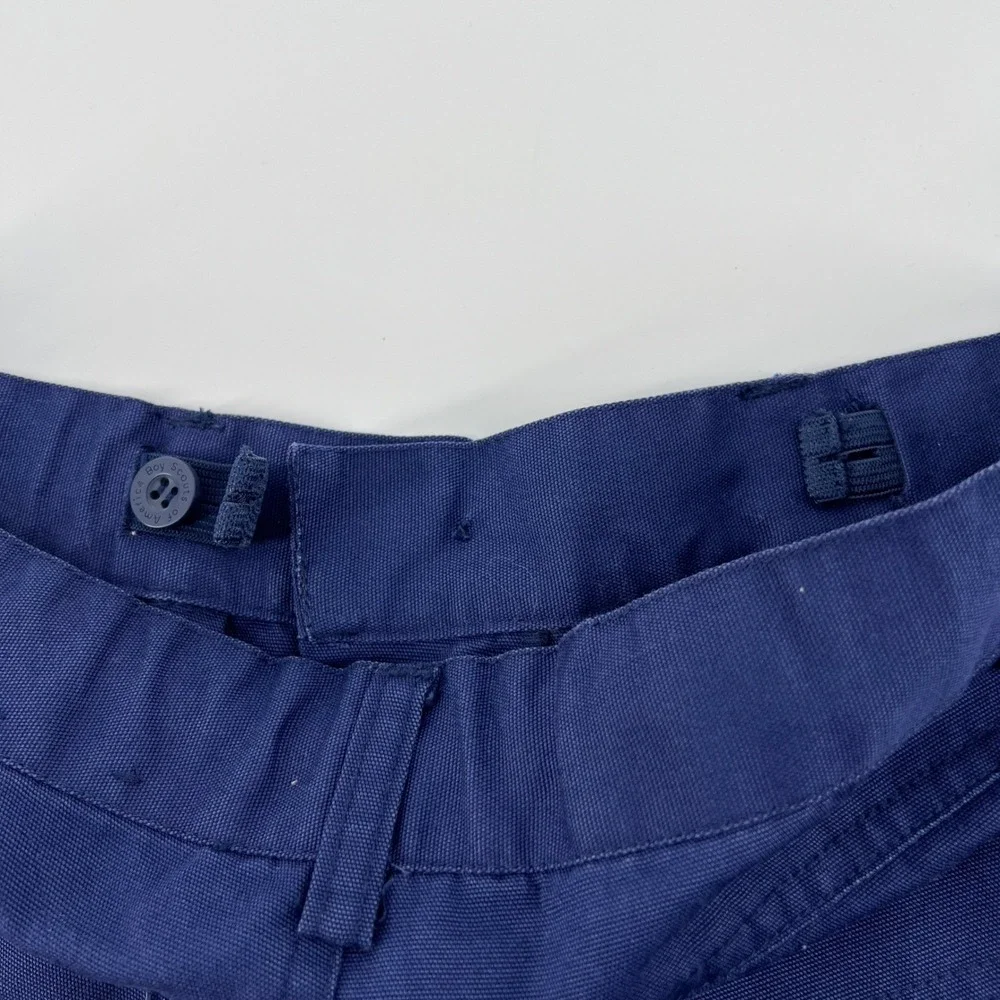 Boy Scouts Of America Shorts Youth 10 Cargo‎ Switchback Uniform Pockets Blue Cub